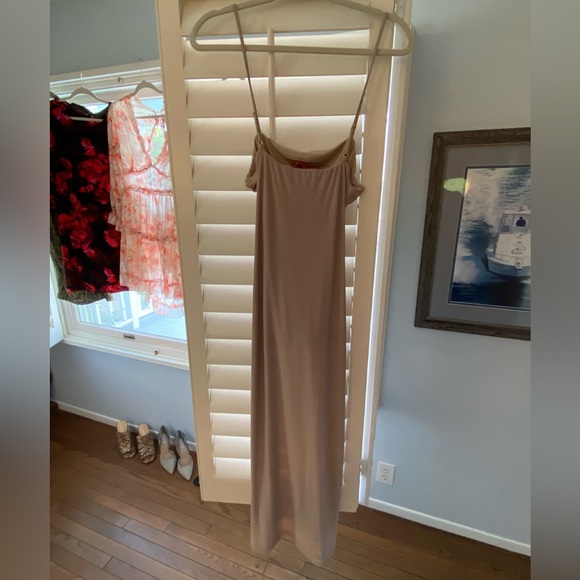 Cream Guess Dress Gold Chain Dress - Picture 2 of 2